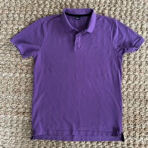 Daniel Hechter Paris Purple Cotton Polo Shirt Men’s Large Rare Color